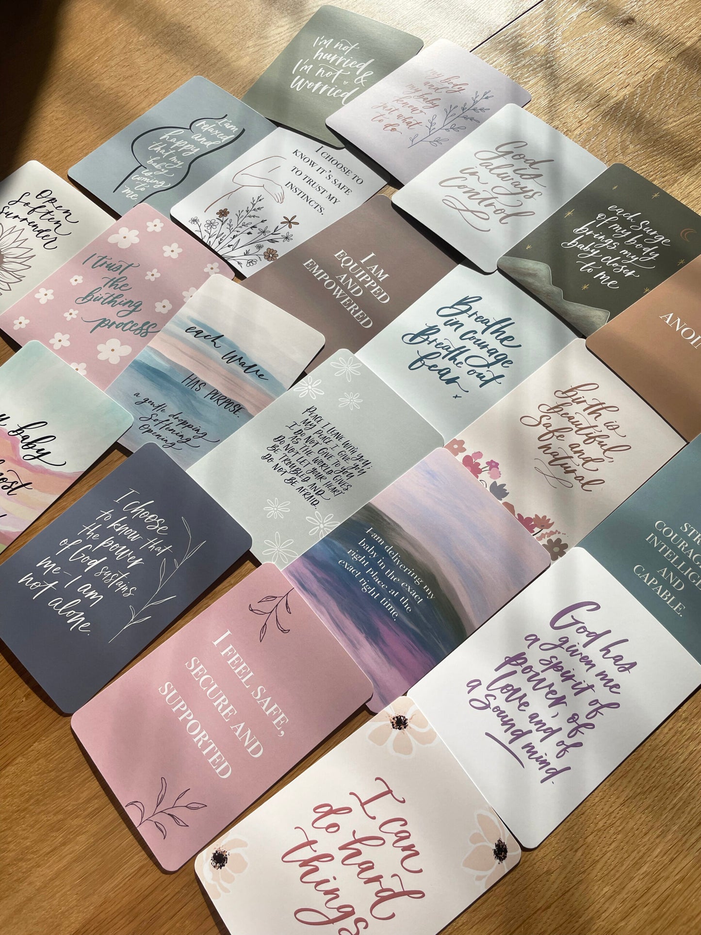 Birth Affirmation Cards