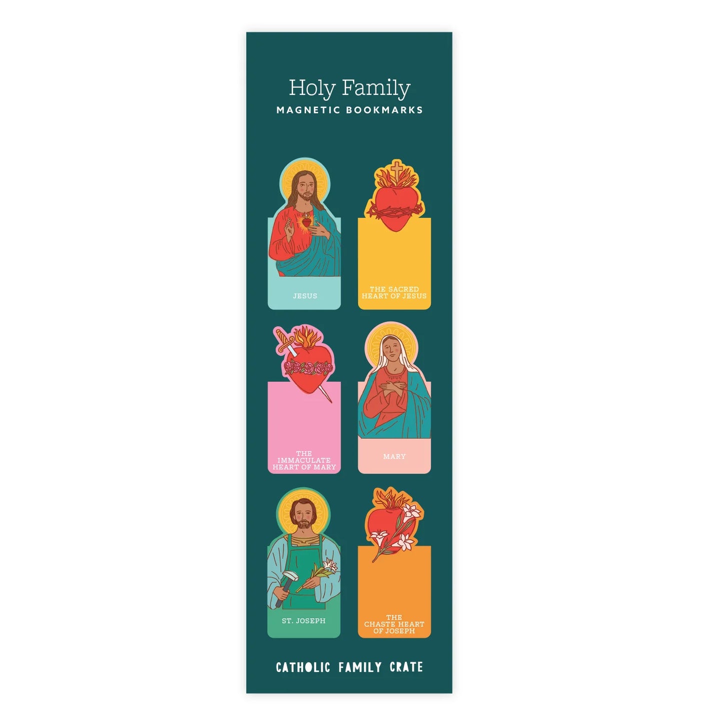 Holy Family Magnetic Bookmarks