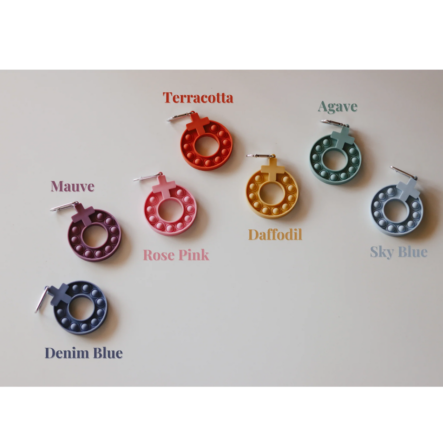 Decade Rosary Pop-It Keychain