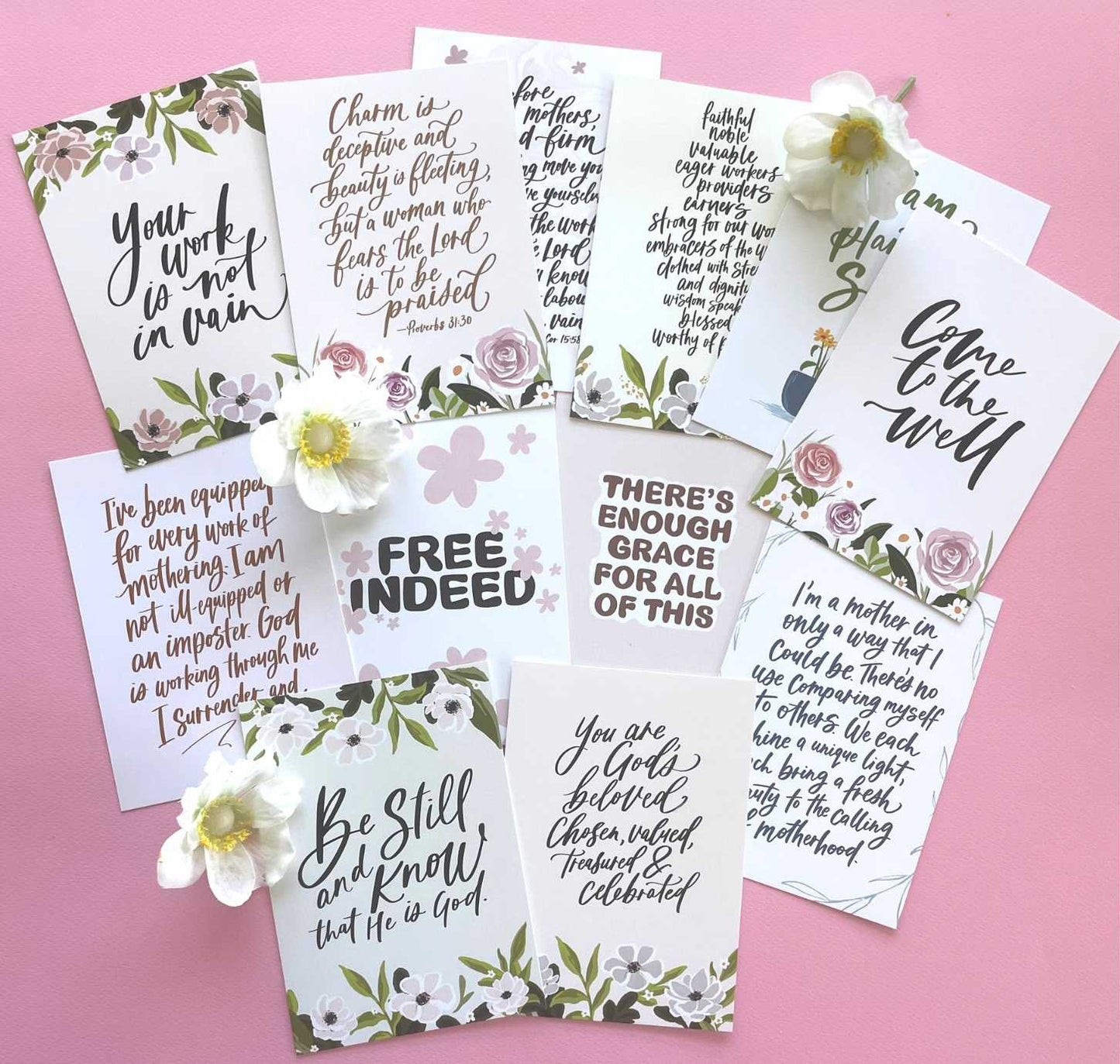 Encouragement for Mothers - Mini Prints