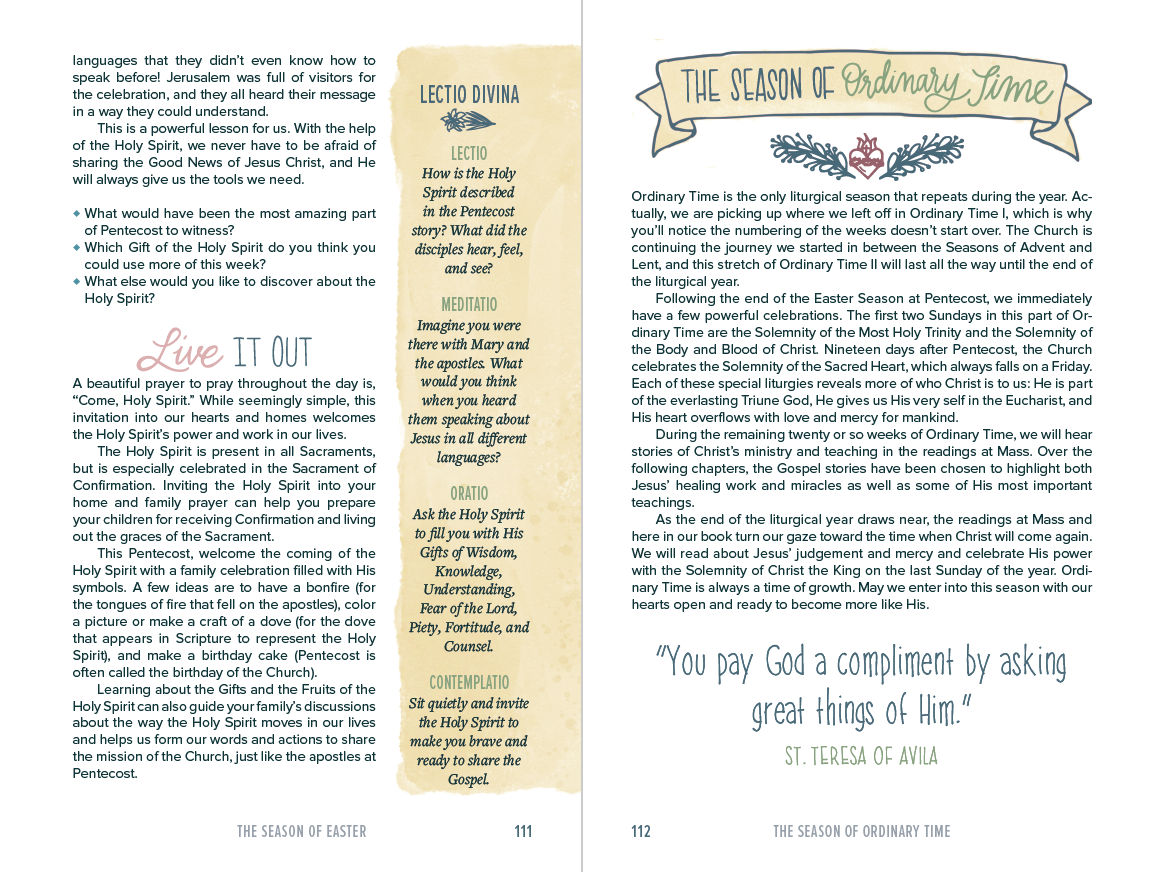 Through The Year With Jesus: Gospel Readings and Reflections for Children