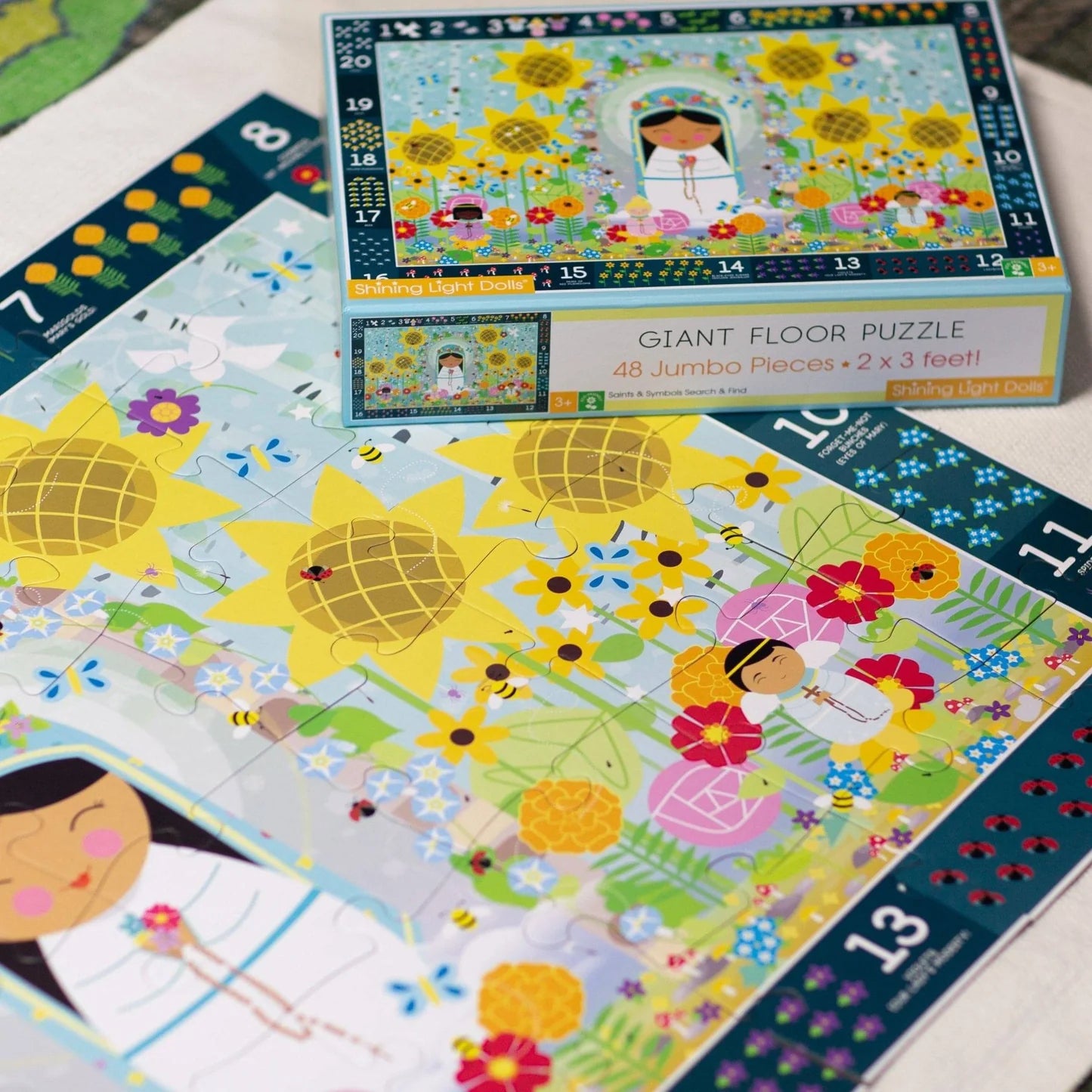 Mary's Garden Giant Floor Puzzle