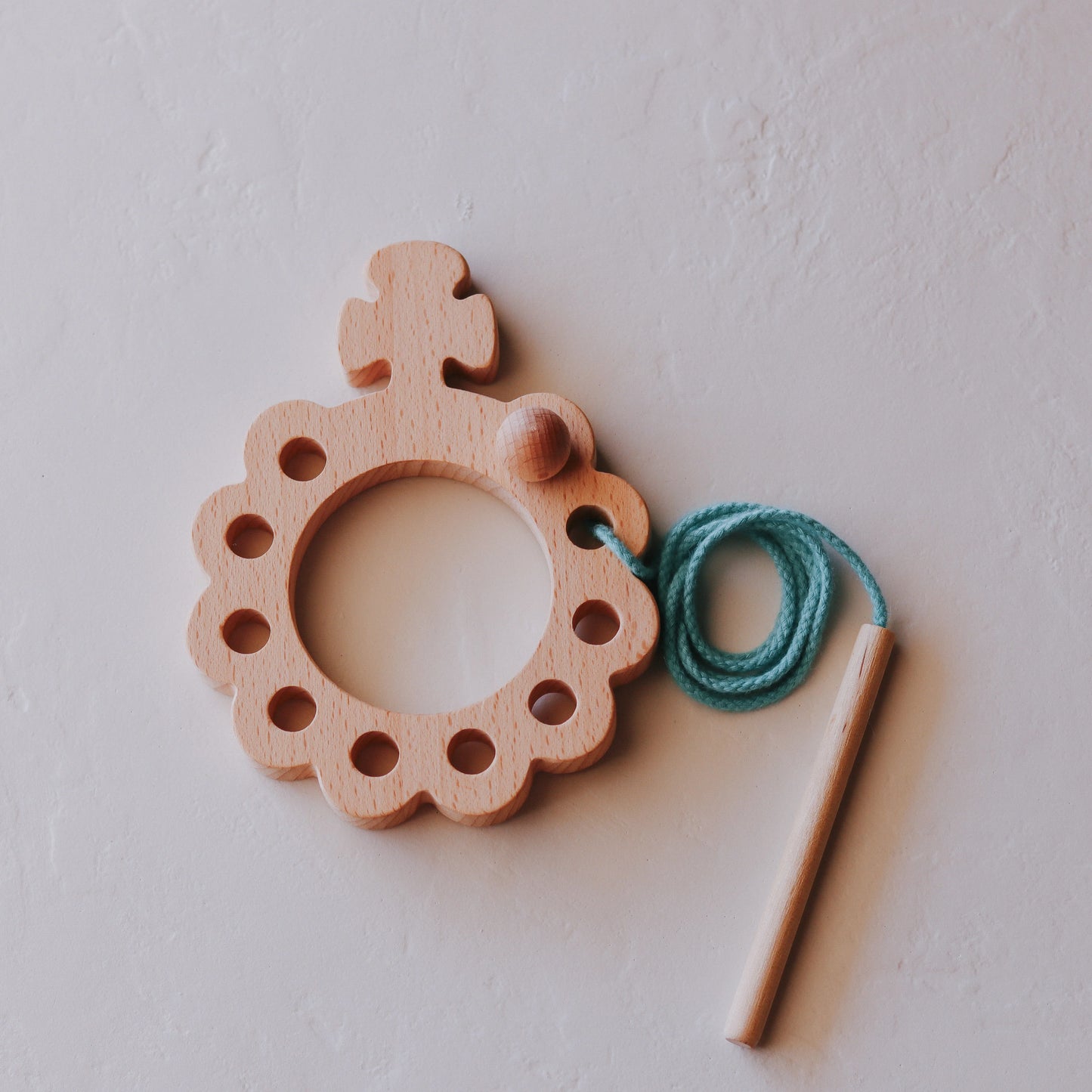 Wooden Lacing Toy - Rosary Decade