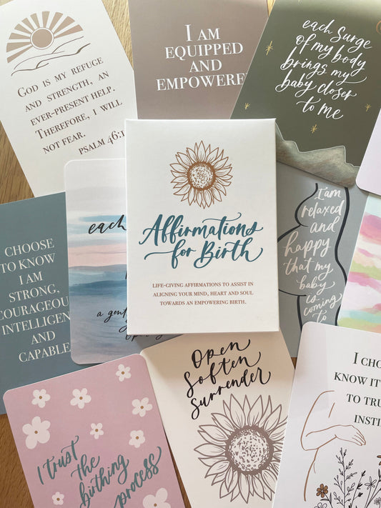Birth Affirmation Cards
