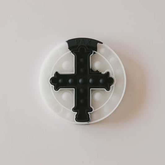 Glow-in-the-dark St Benedict Pop It