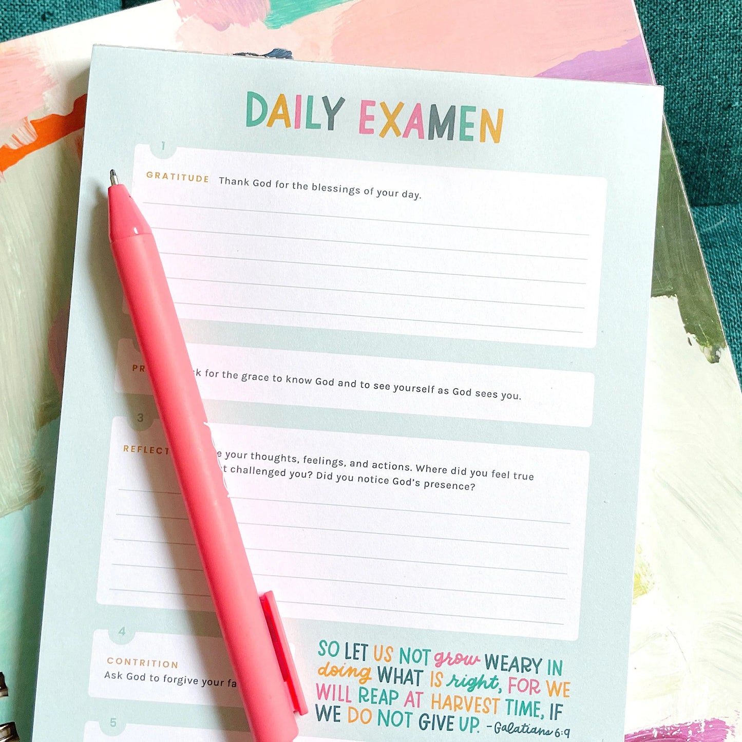 Children's Notepad: Daily Examen (Advanced)