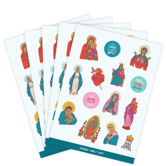 Mary Sticker Sheet 5-Pack