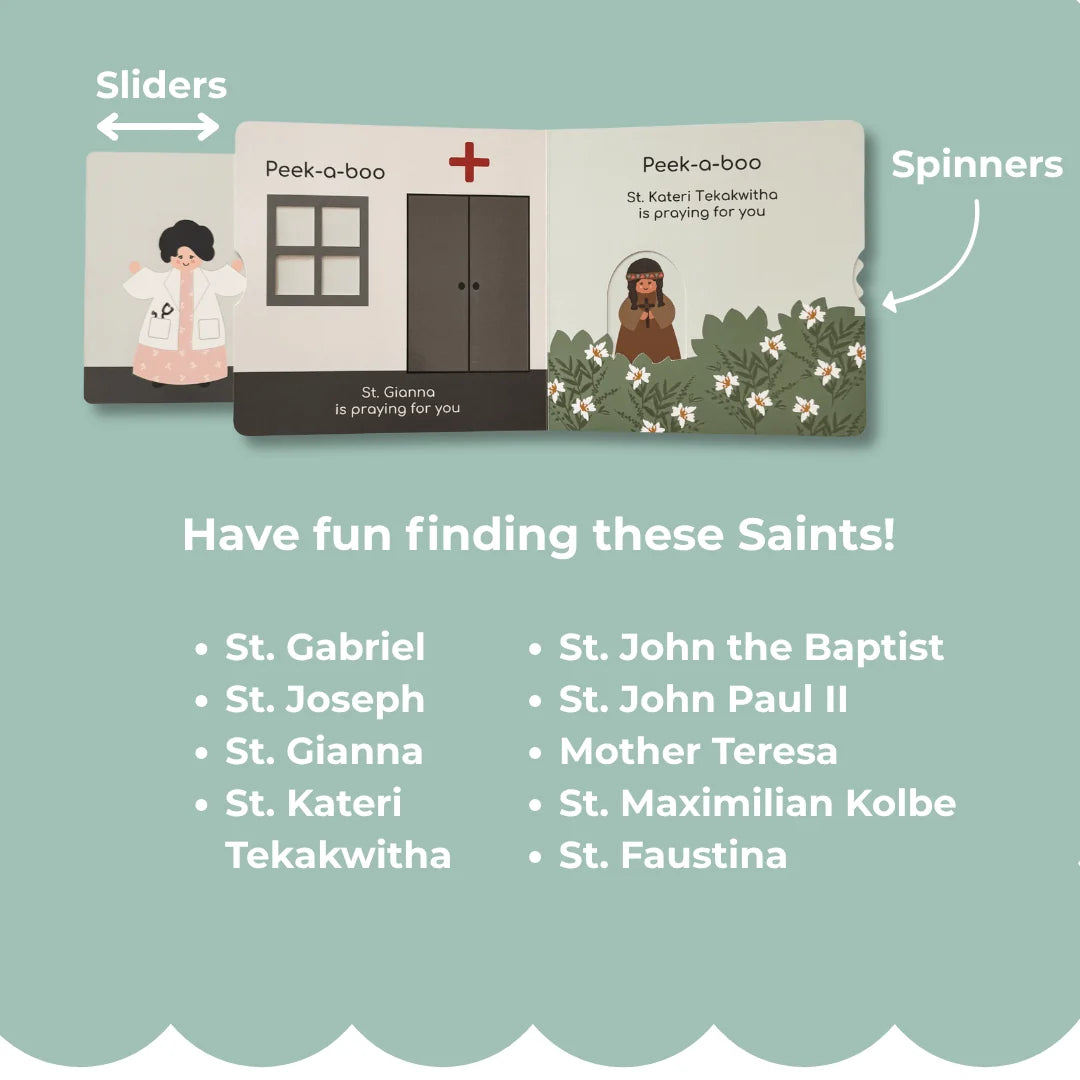 Peek-a-boo Saints 2 Catholic Board Book