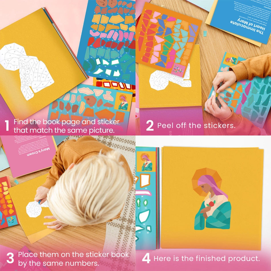Pray by Sticker Book - Mary
