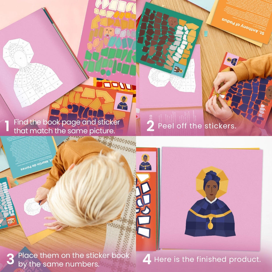 Pray by Sticker Book: Saints