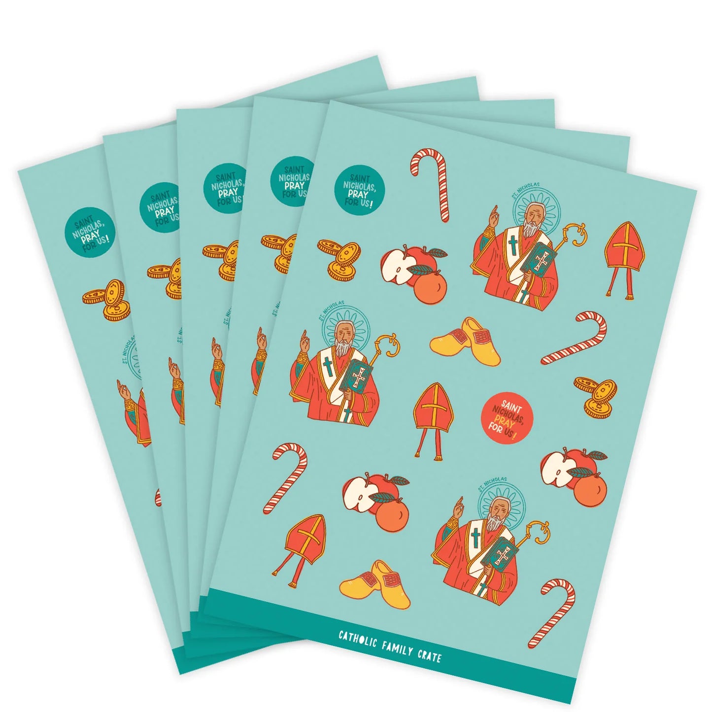 St. Nicholas Sticker Sheet