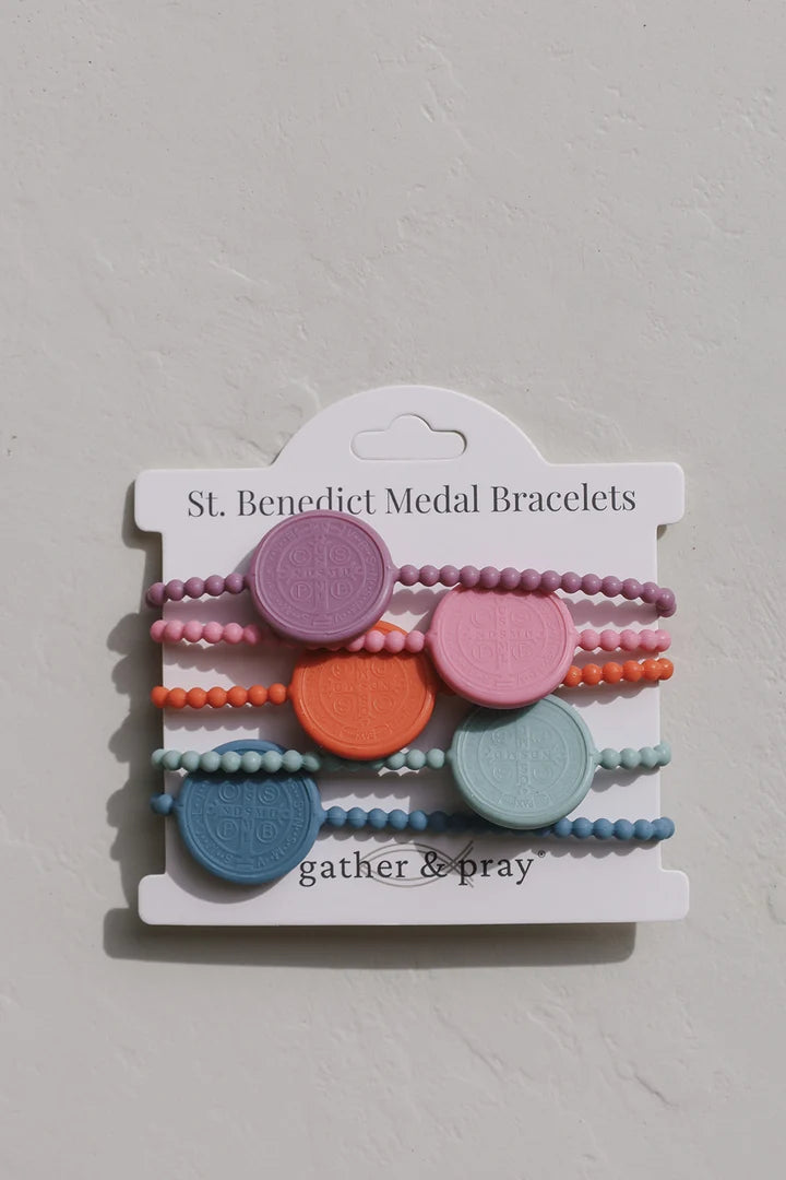 St Benedict Medal Bracelets (Pack of 5)