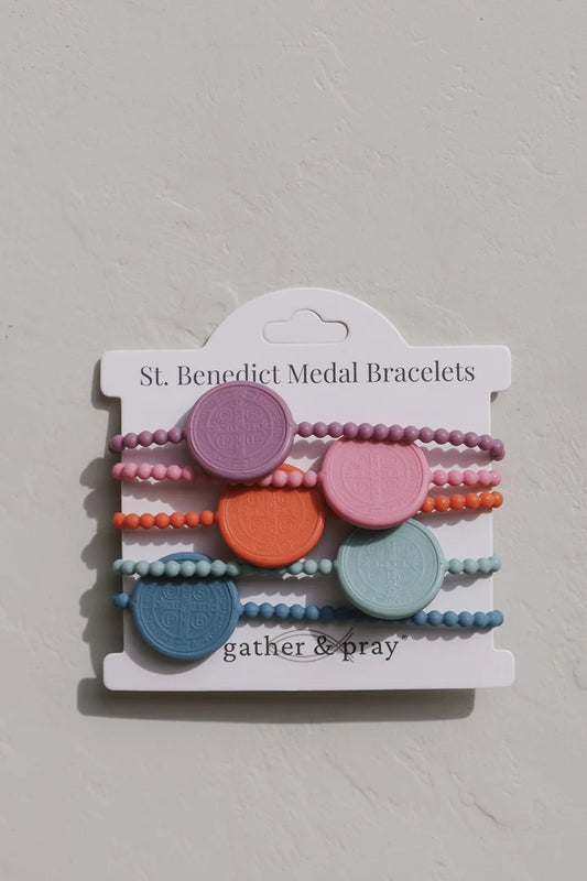 St Benedict Medal Bracelets (Pack of 5)