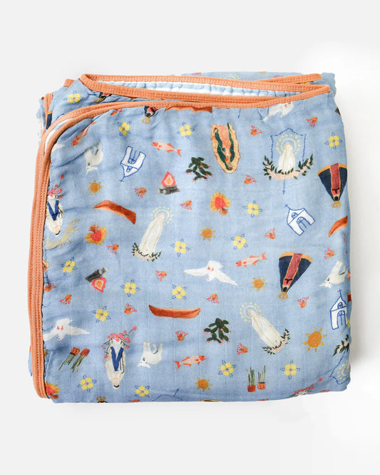 Marian Muslin Baby Quilt