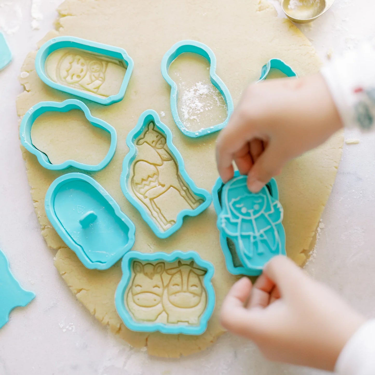 Nativity Cookie Cutters & Stamp Set