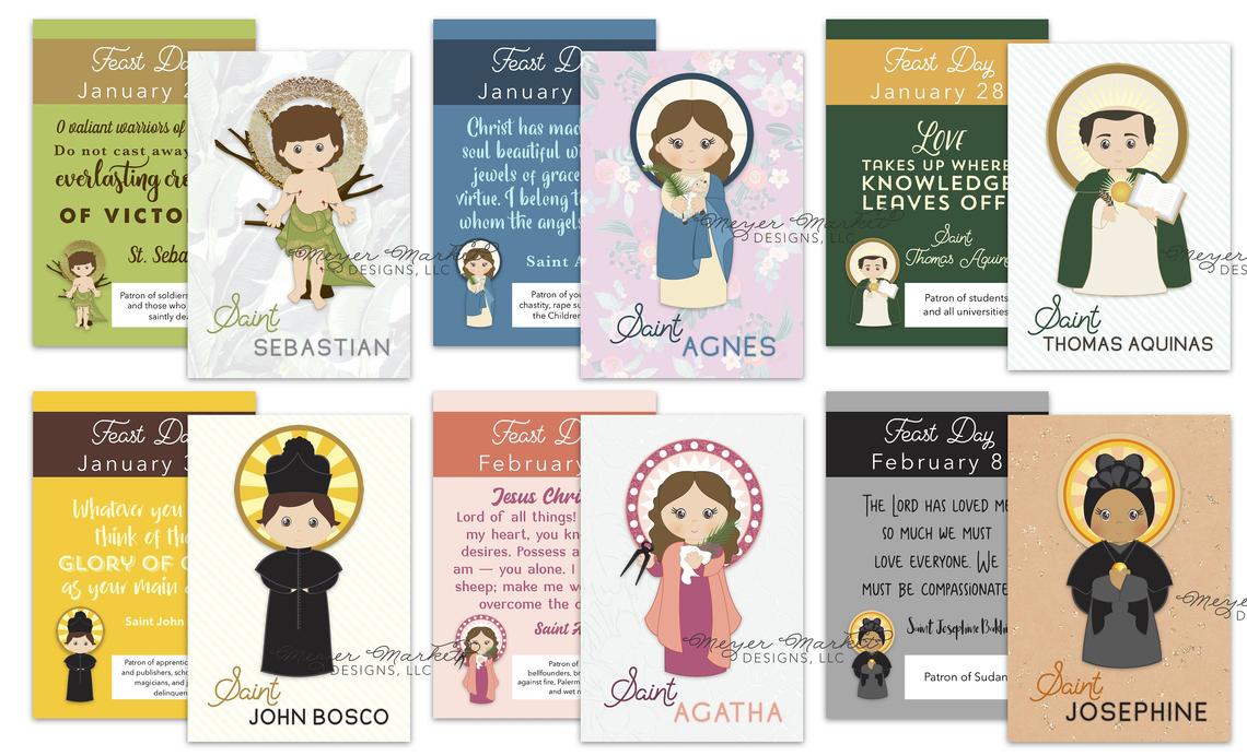 Learning Cards: 52 Weeks with the Saints