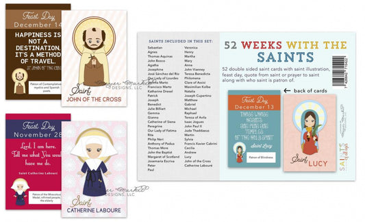 Learning Cards: 52 Weeks with the Saints