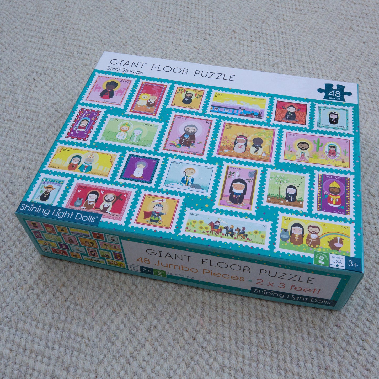 Saint Stamps Floor Puzzle