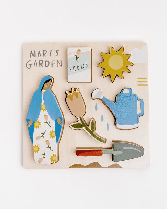 Wooden Puzzle - Mary's Garden