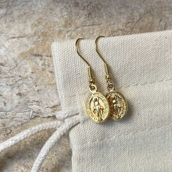 Miraculous Medal Earrings